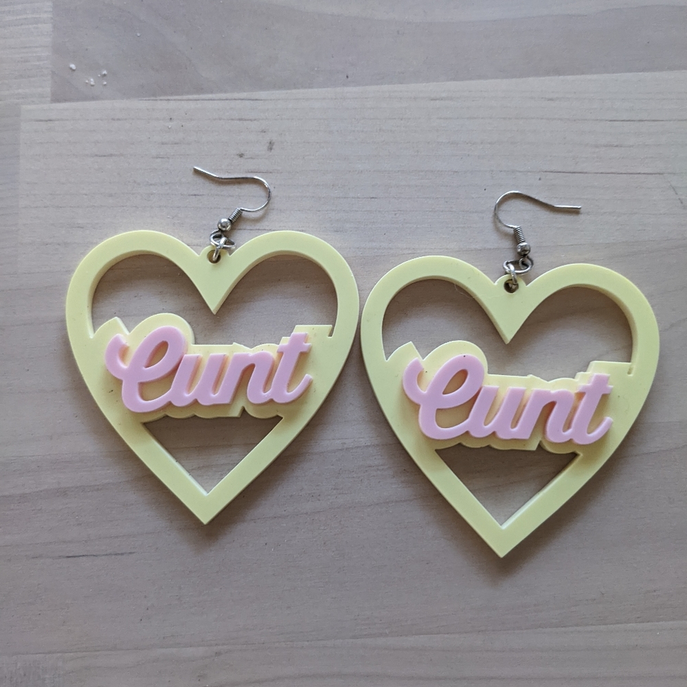 Heart earrings